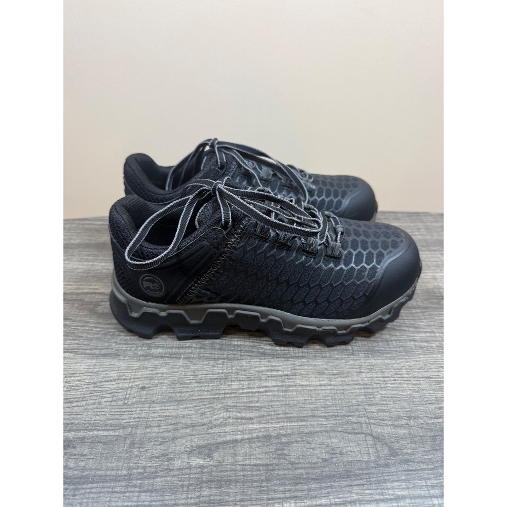 Timberland PRO Powertrain Sport Alloy Toe Work Shoes Black Womens 6 M A1HRU View 2